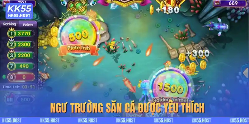 Các tựa game bắn cá ăn khách nhất tại KK55